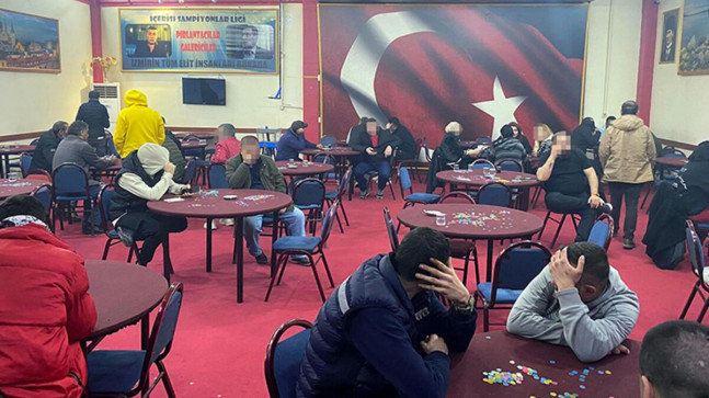 İzmir’de kumar oynayan 278 kişiye suçüstü