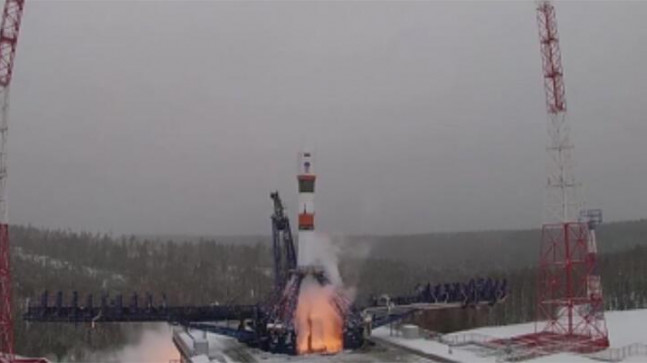 Rusya Savunma Bakanlığı duyurdu! Soyuz roketi uzaya fırlatıldı