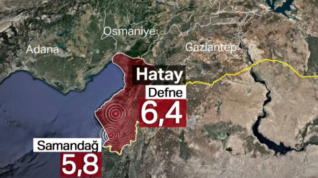 Hatay’da art arda depremler: 6 can kaybı, 294 yaralı