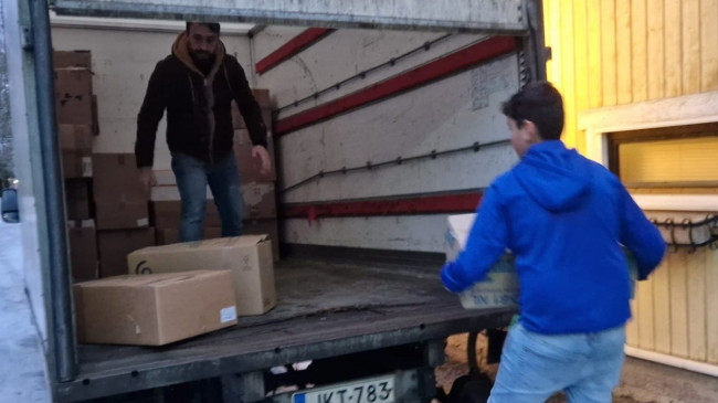 Finlandiya’dan afetzedelere yardımlar devam ediyor