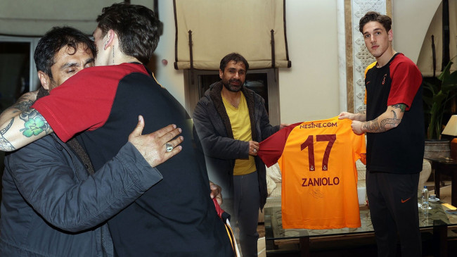 Galatasaray, Muhammed Emin Özkan’ın babası Doğan Özkan’ı ağırladı