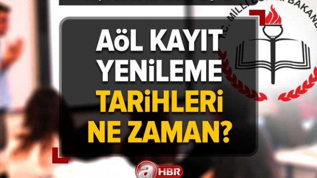 Açık Lise kayıt yenileme tarihleri ne zaman? MEB açık lise kayıt yenileme nereden, nasıl yapılır? 2022-2023 Yılı AÖL kayıt ücreti ne kadar, kaç TL?