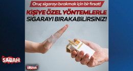 Ramazanda sigarayı bırakmak daha kolay