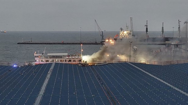 Tekirdağ’da feribot alev aldı – Yaşam Haberleri