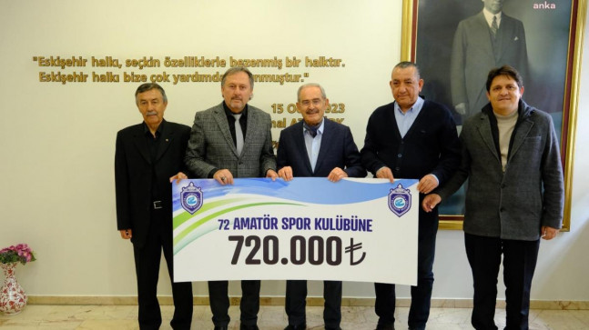 Eskişehir Büyükşehir Belediyesi’nden Amatör Spora Nakdi Destek