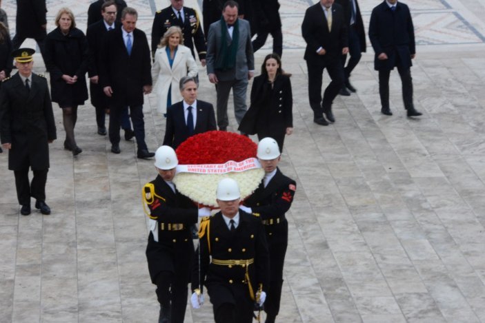 ABD Dışişleri Bakanı Blinken, Anıtkabir'i ziyaret etti #1