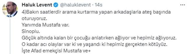 Haluk Levent kendisi için 'AFAD güzellemesi yapıyor' diyenlere böyle yanıt verdi: Devlet karşıtı değiliz