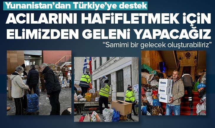 Yunanistan’dan Türkiye’ye destek