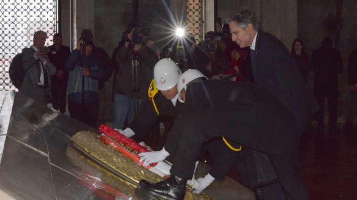 Antony Blinken'dan Anıtkabir'e ziyaret