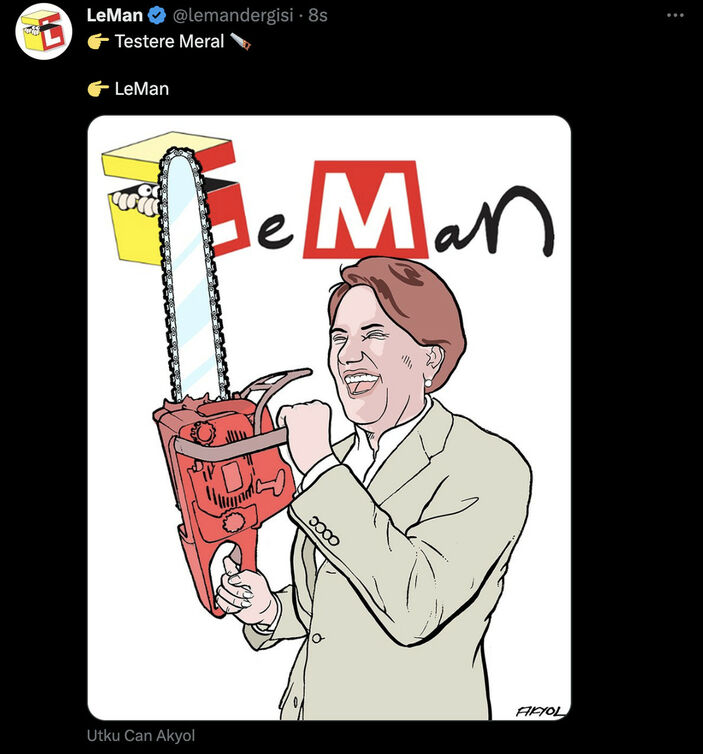 LeMan'dan dikkat çeken Meral Akşener kapağı