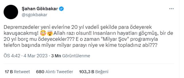 Şahan Gökbakar, depremzedeler için yapılan konutlar için ücret talep edilmesine isyan etti: Milyar milyar parayı niye topladınız?